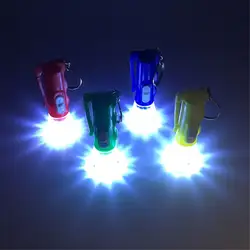 HBB 1 шт. детские игрушки мини форма фонарика брелок для ключей с мигающими светодиодами подарочные гаджеты дети люминесцентные игрушки