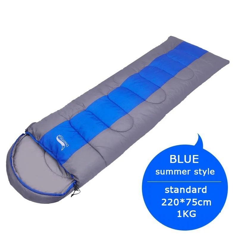 Спальный мешок для кемпинга в пустыне и лисе, легкий, 4 сезона, теплый и холодный конверт, спальный мешок для путешествий на открытом воздухе, пеших прогулок - Цвет: Standard 1KG