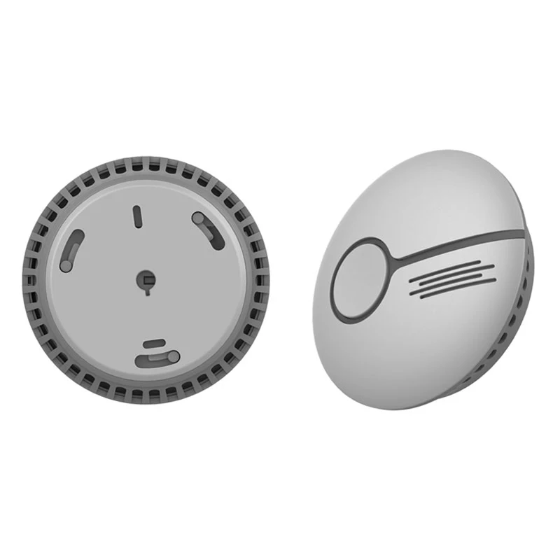 Home security Standalone Smoke Detector Low-consumption Strobe buzzer inside long life battery Fire sensor EN 54-7 ceiling alarm