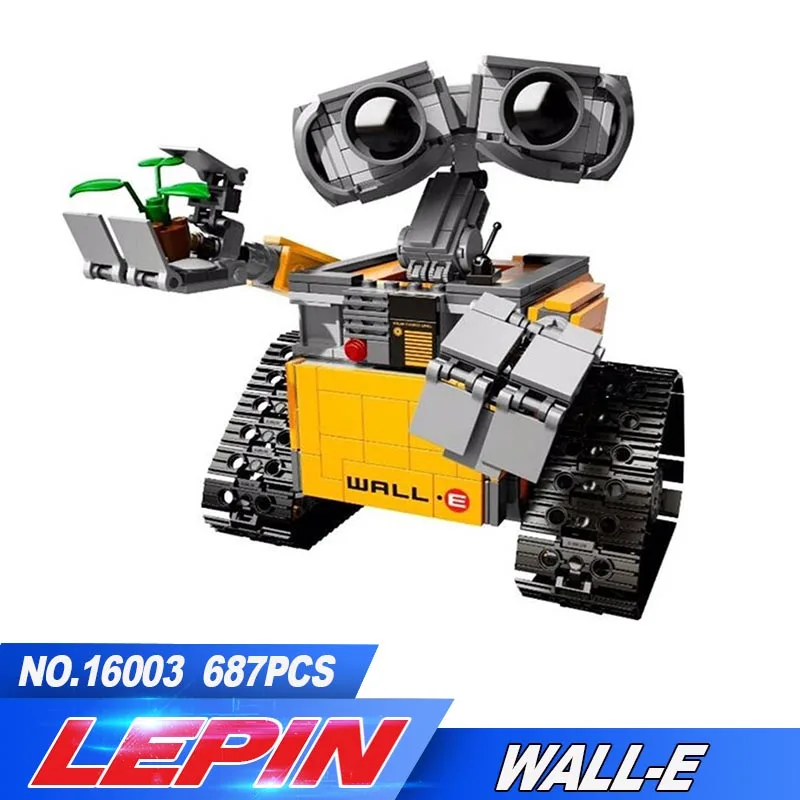 

Lepin Technic 16003 687PCS Ideas Series Robot WALL E Building Blocks Bricks Educational Toys For Children Compatible With 21303