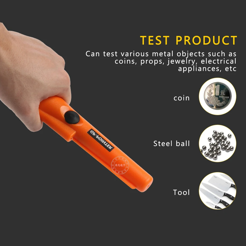 

Waterproof Pinpointer Pin Pointer Probe Metal Detector Automatic Tuning Holster Waterproof Automatic Pointer Pinpointer