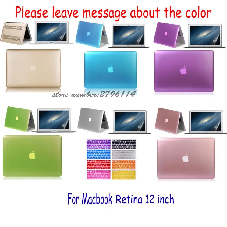Matte Case For Apple Macbook Air Pro Retina 11 12 13 15 Laptop Bag sleeve notbook Hard For mac+Keyboard Cover+Film without Logo
