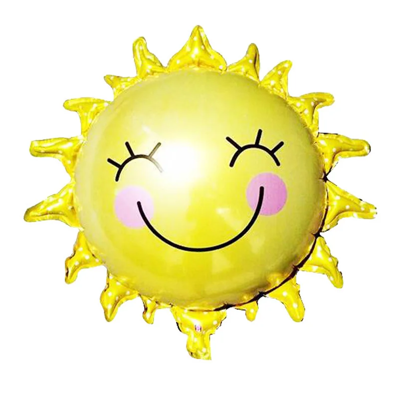 

Big Smile Sun Foil Balloon Helium Inflatable Balloon For Party Decoration Children Toy