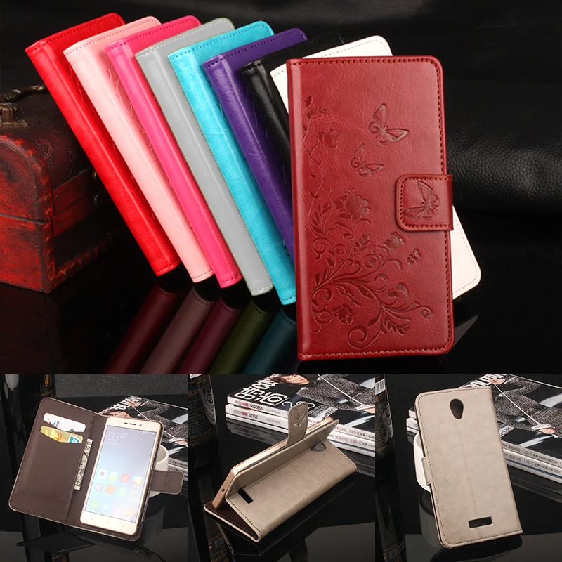 

HongBaiwei Brand Luxury Wallet Leather bags Case for Highscreen Power Five Flip Stand 3D Fashion Flower Card Bag Cover Coque