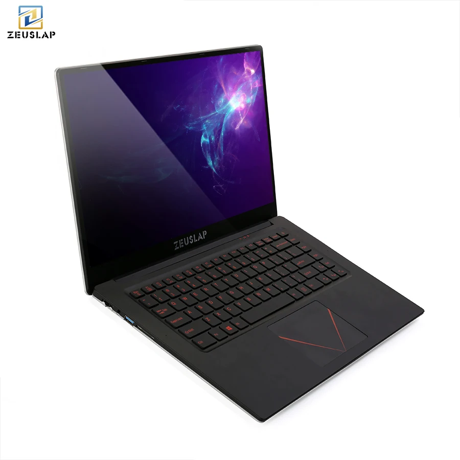Vente ZEUSLAP Nouveau 15.6 pouces 6 gb ram 256 gb ssd 1000 gb hdd 1920*108 p IPS Écran Intel celeron pas cher Netbook Ordinateur Portable PC Portable