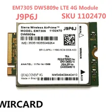 DW5809e J9P6J для EM7305 M.2 4G 100 M LTE WWAN карта модуль для E7450 E7250/7250 E5550/5550 E5450/5450