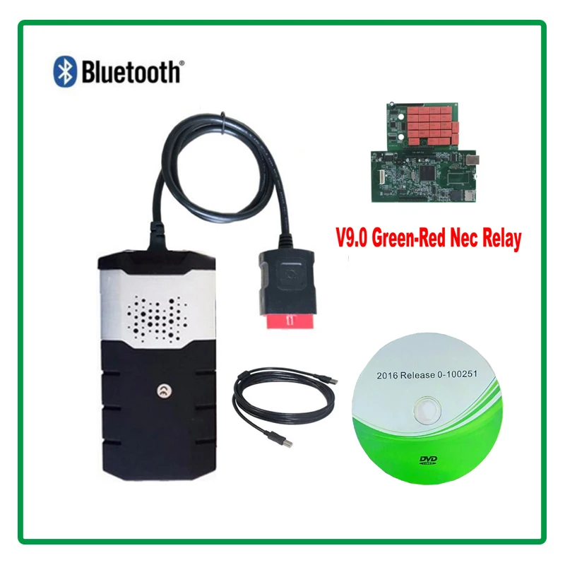 

New relay 9.0 board Bluetooth for delphis vd ds150e cdp pro with 2018 Newest 2016.R0/2015R3 keygen car truck diagnostic tool.