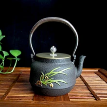 1.4L Орхидея ручной работы BPA бесплатно Исин самовар чугунный чайник стеклянный керамический эмалированный чайник из глины эмалированный чайник Пуэр зеленый