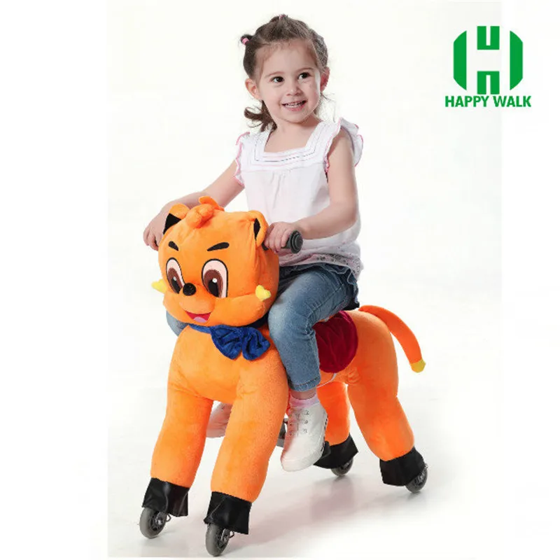 Бренд Deisgn езда лошадь на колесах ходящая игрушка Механическая Лошадь Животное езда-на маленький пони Foal подарки для детей