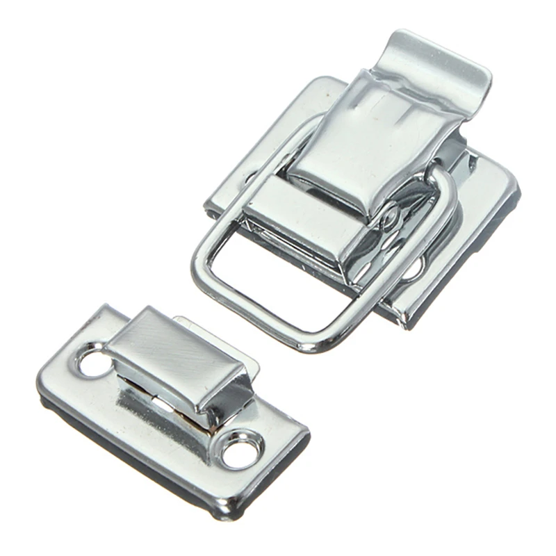 

MTGATHER Stainless Steel Chrome Toggle Latch For Chest Box Case Suitcase Tool Clasp 43mm H144 Simply Lift The Pull Arm To Open