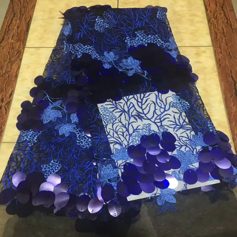 Flower Applique Lace Fabric With Sequins French African Mesh Net Guipure Red For India Dress Nigeria Swiss Voile Tulle | Дом и сад