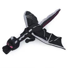 Big Size 60cm Minecraft Ender Dragon Plush Toys Black Minecraft Enderdragon Plush Stuffed Toys Soft Toy Brinquedos Gift