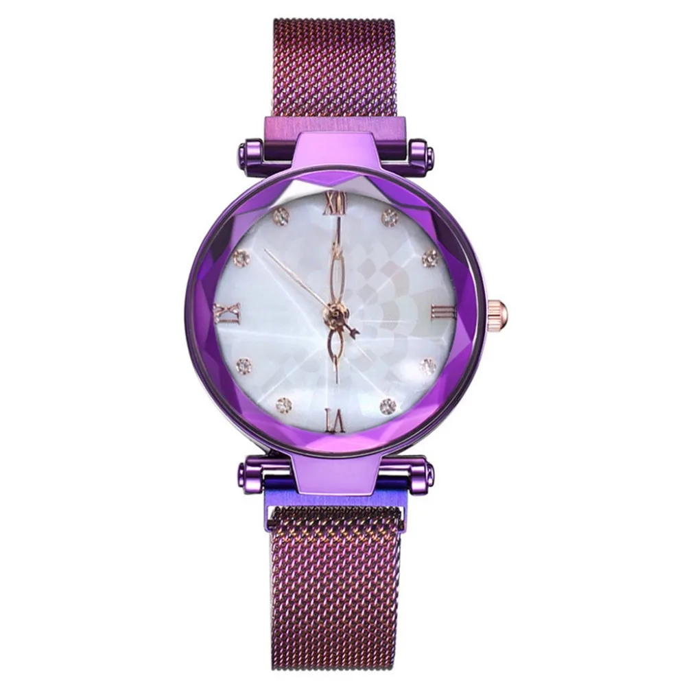 Высокое качество, женские часы, неправильный циферблат, модные женские часы, роскошные кварцевые наручные часы с магнитной пряжкой на ремешке, Relogio Feminio@ 50