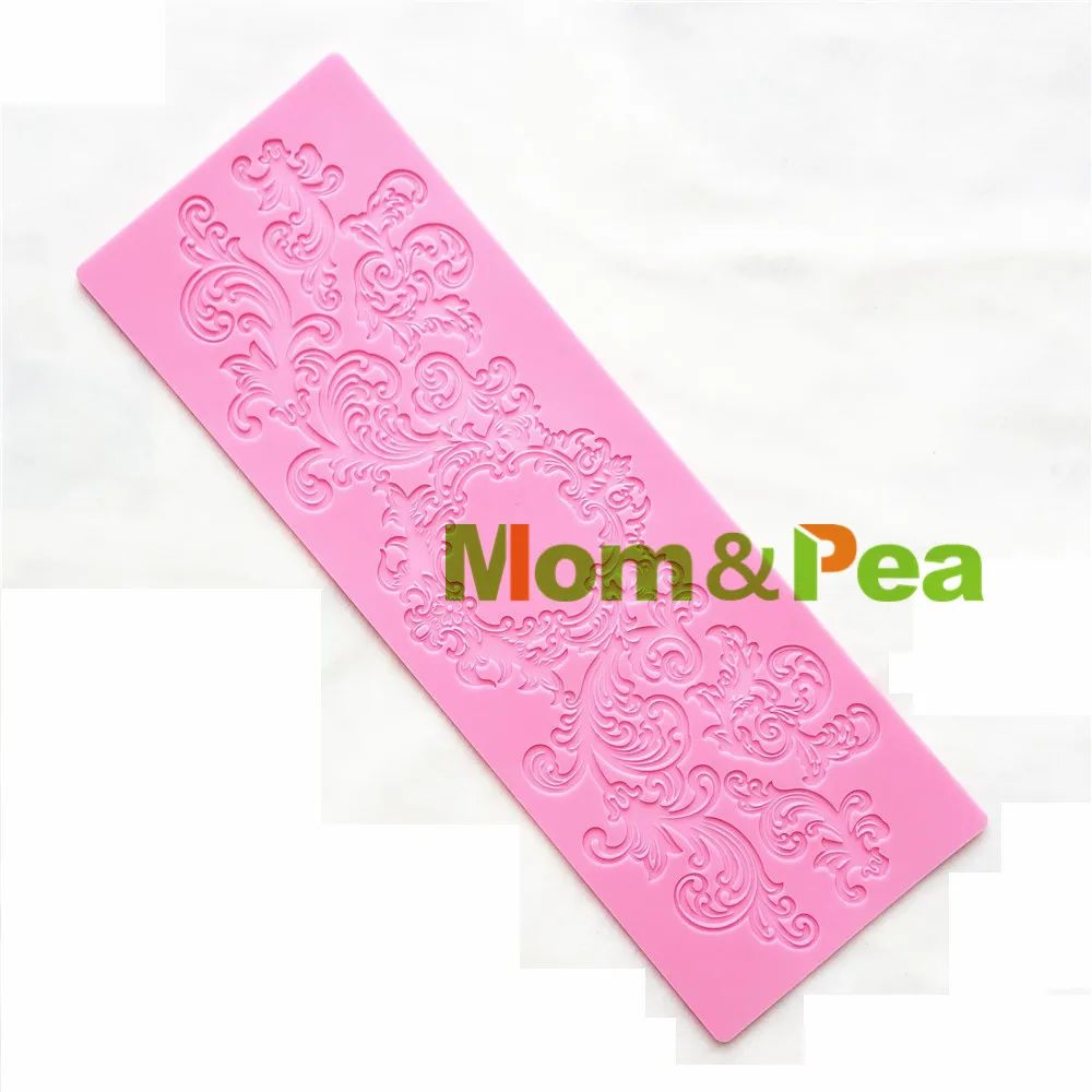 Бесплатная доставка кружевная форма Mom &amp Pea GX186 украшение для торта 3D из мастики
