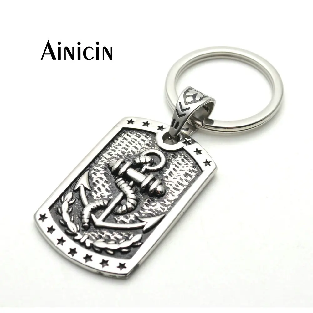 Цепочка для ключей из нержавеющей стали 316L диаметр 30 мм|bag accessories|fashion key chainkey chain |
