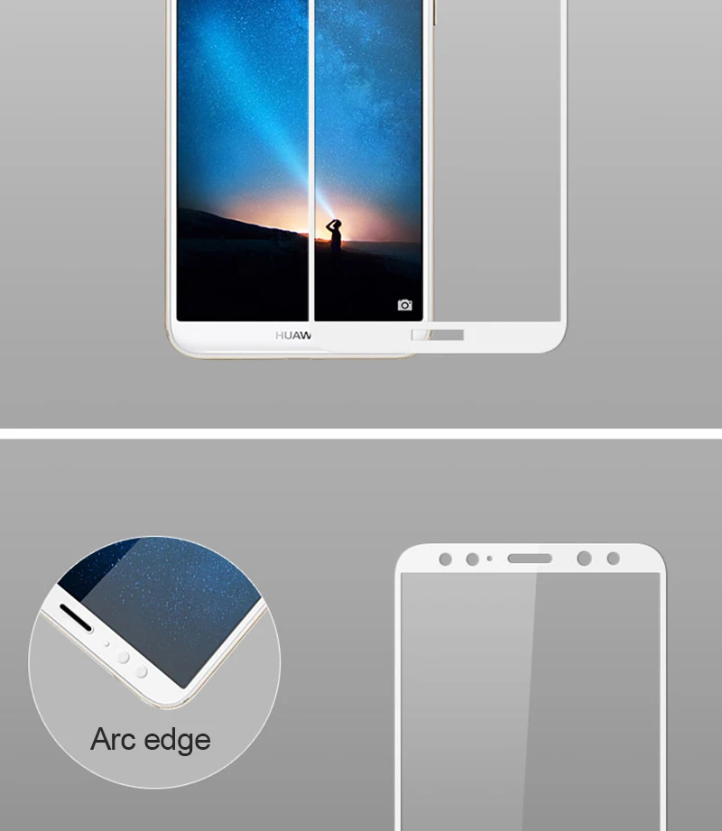 TOMKAS Glass For Huawei Mate 10 Lite Screen Protector Tempered Glass For Huawei Mate 10 Pro P Smart P9 P10 Plus Screen Protector