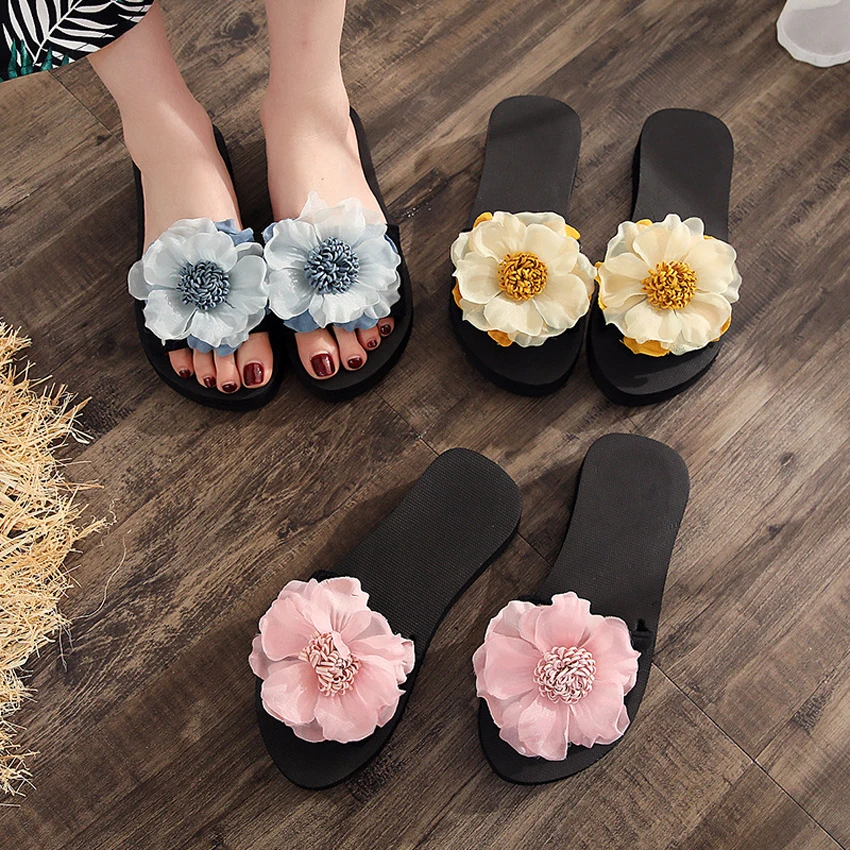 Women sandals slippers bowtie summer fashion vacation sandals point toe flats su