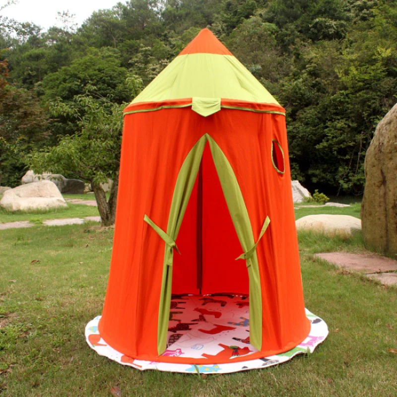 

Kids Teepee Tent Tipi Tent for kids blue Children Play house Toy Kids Tents baby room Cartoon Indoor Outdoor Play Folding Tent