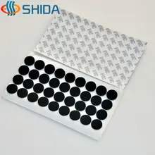 Мм 100 шт. 20*2 мм самоклеющиеся черный круглый резиновая средства ухода за кожей стоп стопы для Macbook Pro unibody нижней части корпуса