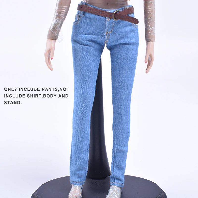 Коллекция 1/6 года, женская одежда, женские обтягивающие джинсы CF001 A/B/C для 12 дюймов, кукла Phicen Jiaoudol, аксессуары для фигурки