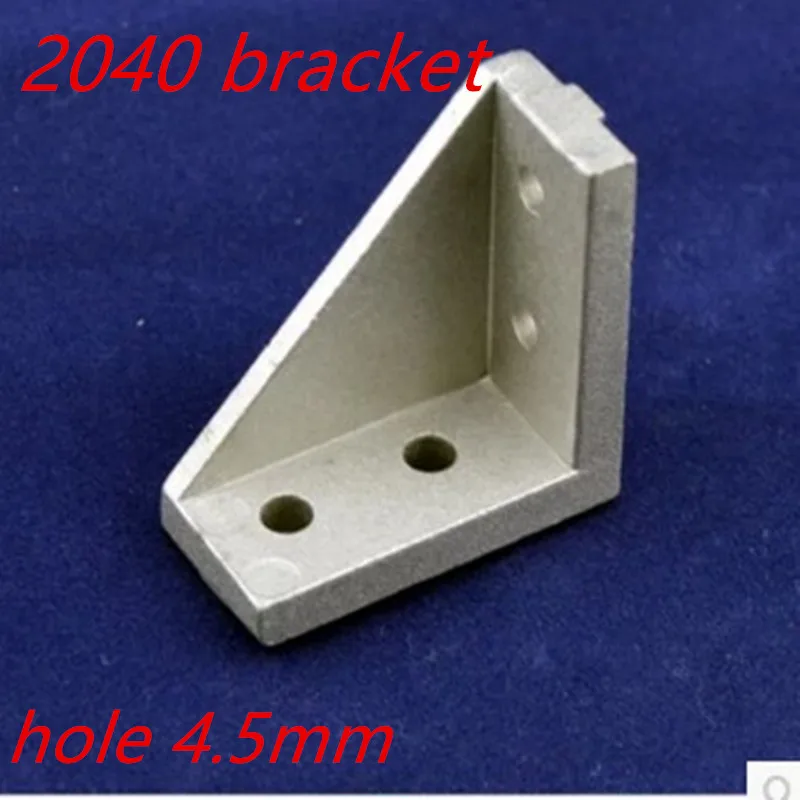 10pcs 2040 20 x 40 Corner Fitting Angle Brackets Connector Fasten Long