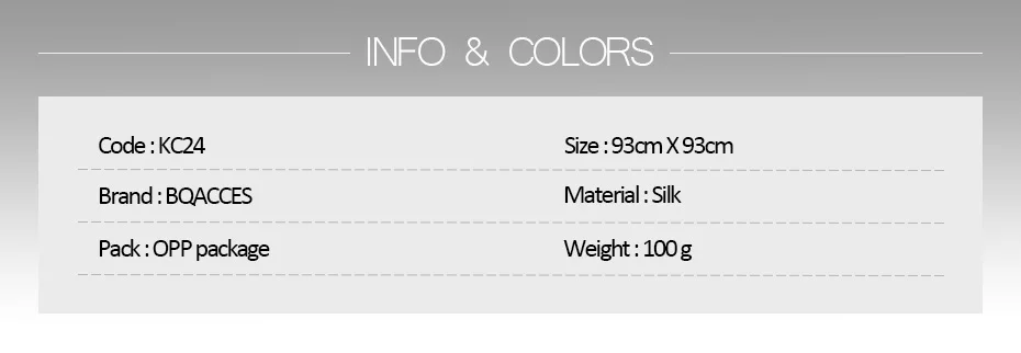 INFO&COLORS