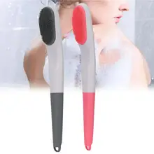 Электрический силиконовый задняя щетка глубокое очищение водонепроницаемый с длинной ручкой Душ ЩЕТОЧНЫЕ аксессуары o
