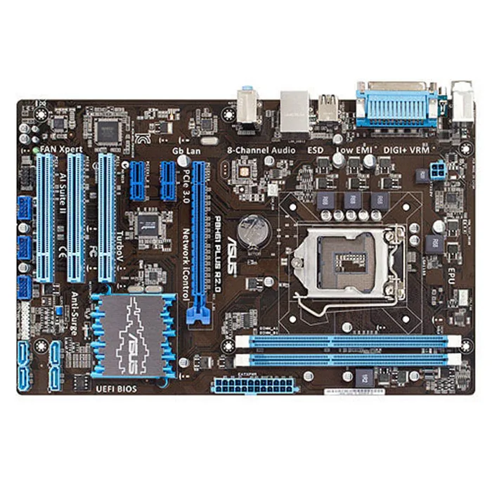 original motherboard P8H61 PLUS R2.0 DDR3 LGA1155 RAM 16G mainboard 70%-90%new | Компьютеры и офис