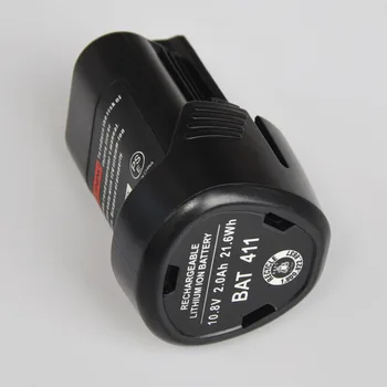 

2000mah 10.8V 12V Li-ion Rechargeable battery pack replace for BOSCH cordless Electric drill screwdriver BAT411 BAT412