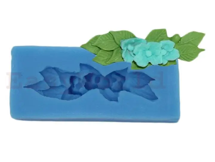 Flower Lace Flexible Silicone Mold For Polymer Clay Super Sculpey 45mmmold formolds for