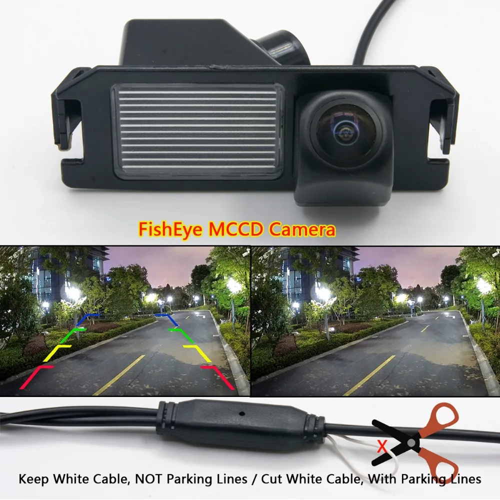 

Fisheye 1080P MCCD HD Backup Reversing Rear View Camera For Hyundai I30 Rohens Solaris Hatchback Genesis Coupe Kia Soul Car