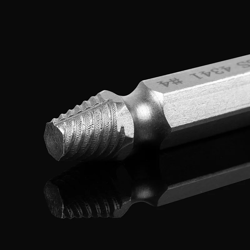 4PCS/Set Double Side Damaged Screw Extractor Drill Bits Out Remover Bolt Stud Tool S2 Alloy Steel 4PCS/Set Double Side Damaged Screw Extractor Drill Bits Out Remover Bolt Stud Tool S2 Alloy Steel