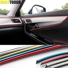 5 м для Ford Focus 1 2 3 Cruze Aveo Kia Rio Solaris, creta Lada Granta Xray интерьерная Наклейка декоративная полоса вставка для стайлинга автомобилей