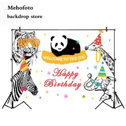 Mehofoto панда фон для фотографии с днем рождения Животные фото фон для студийной съемки вечерние украшения поставки Опора 965