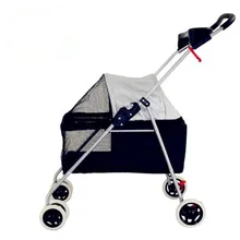 Складное снаряжение для домашних животных среднего размера, загрузка для собак 15 кг, четыре колеса, складные коляски для домашних животных/коляски для собак, 6 цветов