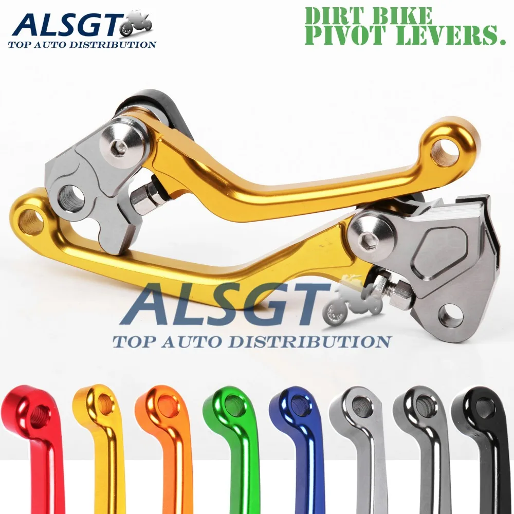 

For SUZUKI RMZ250 2004 / RMZ450 2005-2019 Dirt Pit Bike Pivot Brake Clutch Lever Set CNC Purple/Black/Silver/Golden 2016 2015