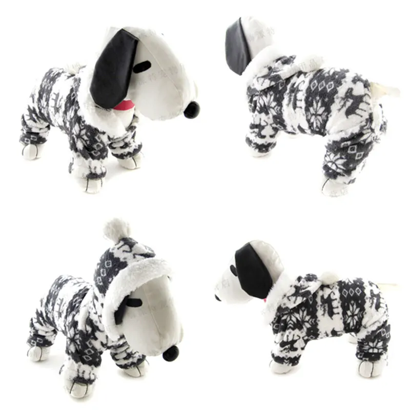 Пижамы для собак маленькие собаки комбинезоны с домашними животными комбинезоны зимняя одежда для домашних животных Чихуахуа Йоркширский костюм супер мягкий комфорт