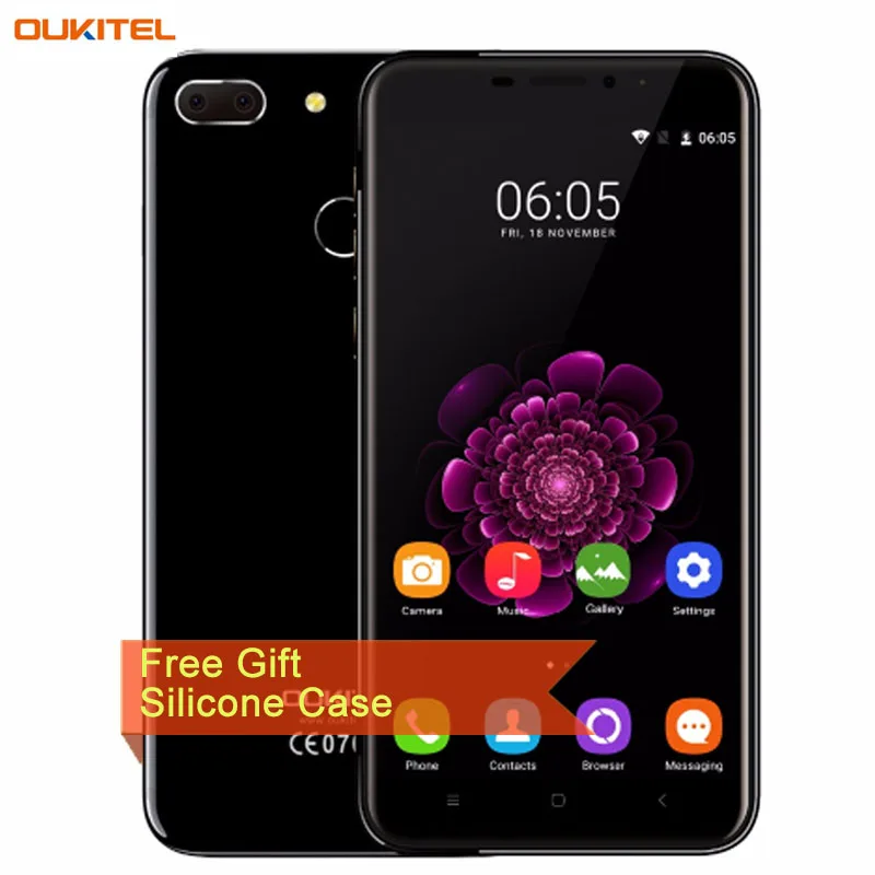 bilder für 4G OUKITEL U20 Plus 2 GB/16 GB Dual Hinten Kameras Fingerprint Identification 5,5 ''2.5D Gebogene Android 6.0 MTK6737T Quad Core bilder für 4G OUKITEL U20 Plus 2 GB/16 GB Dual Hinten Kameras Fingerprint Identification 5,5 ''2.5D Gebogene Android 6.0 MTK6737T Quad Core