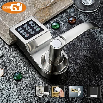 

Keyless digital keypad password code spring bolt access electronic door locks