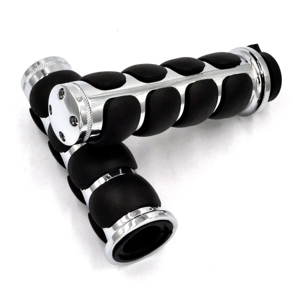 RUOCH Universal Bobber Handlebar Grips For 883 Harley Sporster Throttle Grips Yamaha Road Star Suzuki Intruder 1500 1 78 (5)