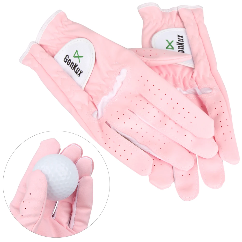 Women Golf Gloves Breathable Left and Right Golf Glove Hand Super Fine