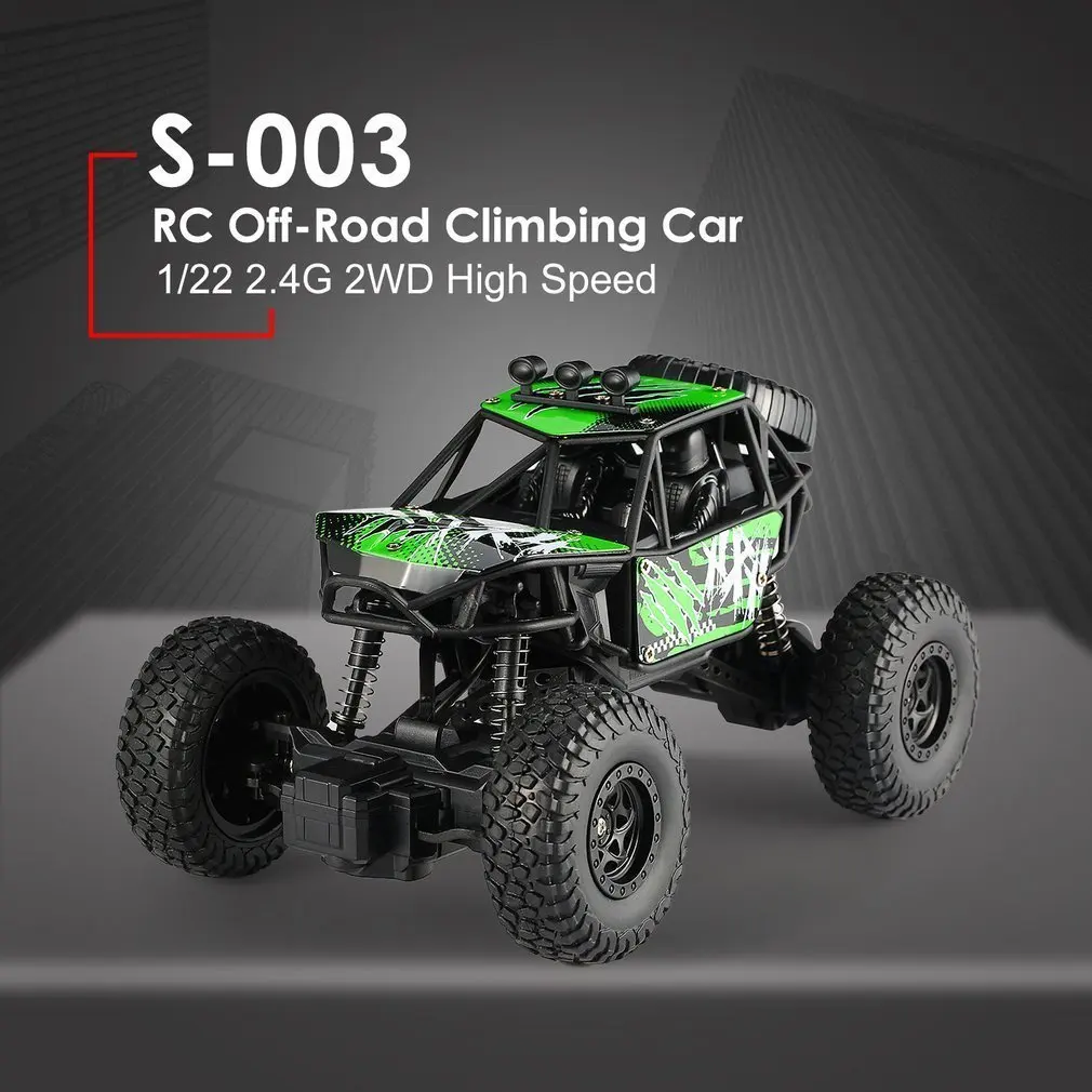 S 003 1/22 2 4G 2CH 2WD высокоскоростной пульт дистанционного управления RC внедорожный