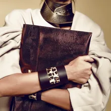 D& D панк кожаный браслет с леопардовым принтом стильные модные роскошные унисекс широкие большие браслеты кожаные ювелирные изделия Рождественский подарок