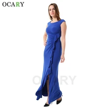 OCARY Brand Quality Fashion Ruffles Dress Elegant Women Boho Maxi Party Dress Casual 2016 Summer Dress Plus Size 2XL Vestidos