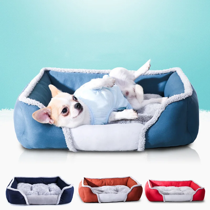 

JORMEL 2019 Creative Pet Mat Dog Beds For Small Medium Dogs Warm Autumn Winter Teddy Puppy Products House Cat House