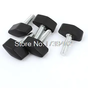 

5pcs M8x30mm Thread Rotating Adjustable T Clamping Handle Screw Knob