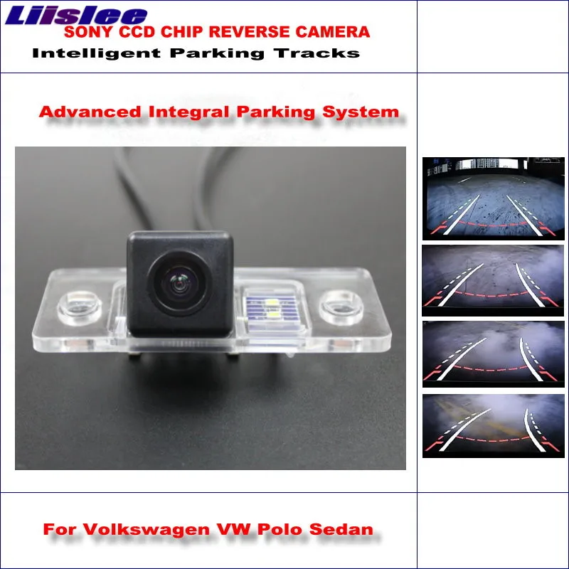 

Liislee Rear Rear Camera For Volkswagen VW Polo Sedan 2003~2008 Intelligent Parking Tracks Reverse / Dynamic Guidance Tragectory