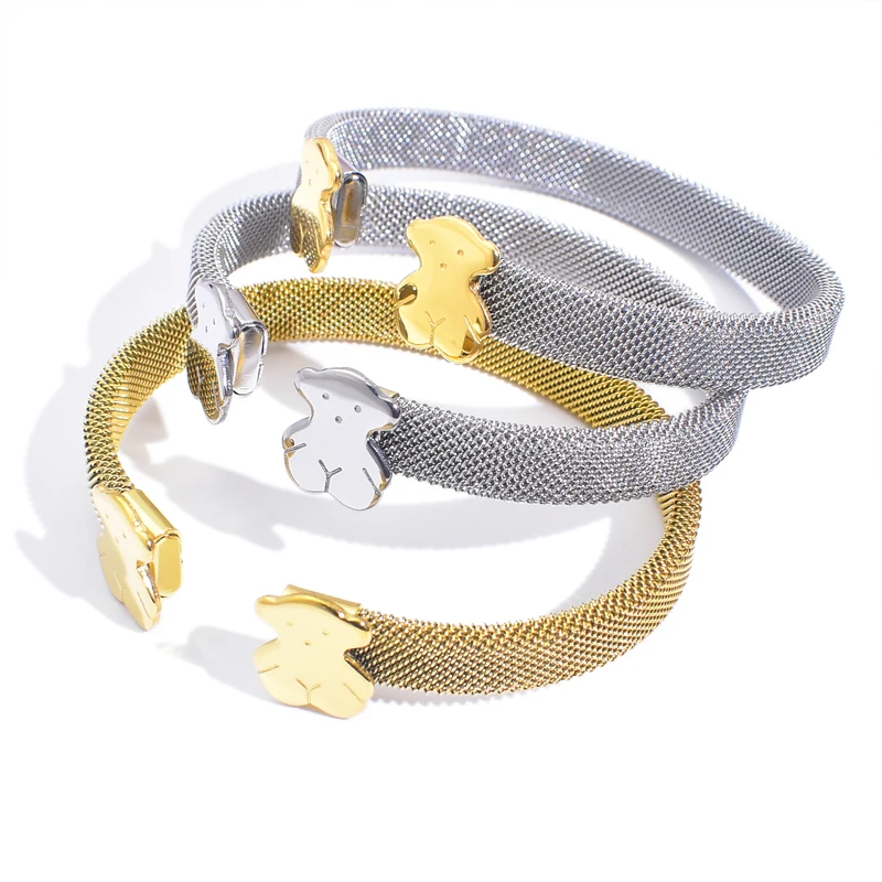 

2019 tous bear Jewelry Fashion Hot pendientes Alloy Letter Bracelet Chain Charm Bracelet Female Personality tous joyas anillo