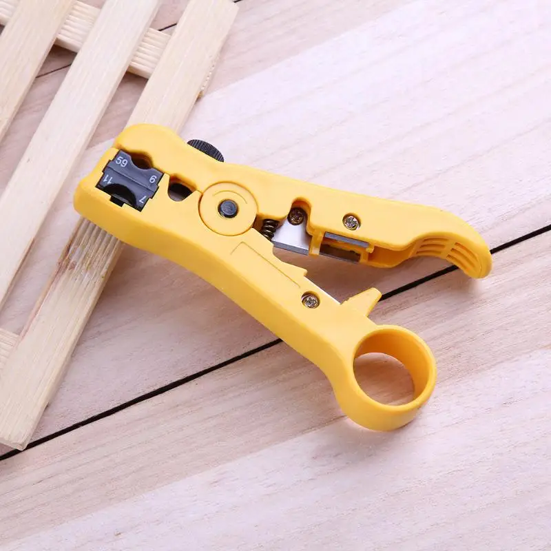 Multifunction Coaxial Cable Stripper Clamp Crimping Plier Wire Stripper for RG69/6/11/7 Telephone Flat wire Network twisted pair Multifunction Coaxial Cable Stripper Clamp Crimping Plier Wire Stripper for RG69/6/11/7 Telephone Flat wire Network twisted pair