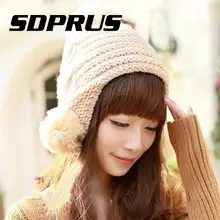 Женский ветрозащитный, альпинизм теплая шапка зимняя уличная велосипедная Кепка спортивные флисовые колпачки милые женские Шерстяная трикотажная шапка грелка для головы